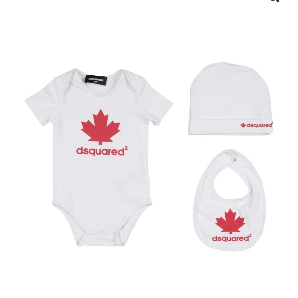 Dsquared2 baby bodysuit set